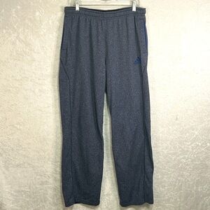 ADIDAS Mens L Climawarm Jogger Sweatpants Blue Pockets Active Athletic Wear